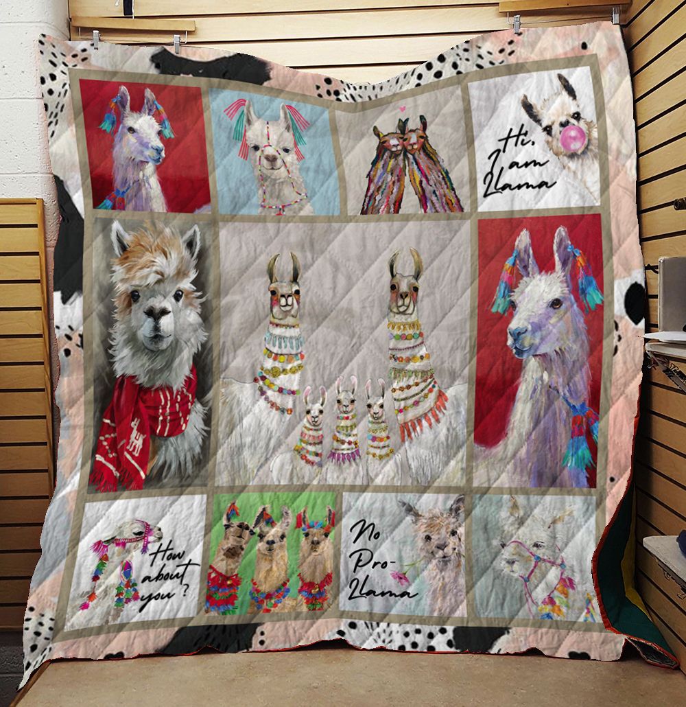 Llama Quilt Blanket C9B250217NM