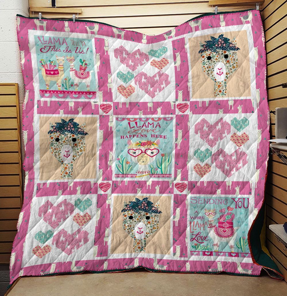 Llama Quilt Blanket C9B250218NM