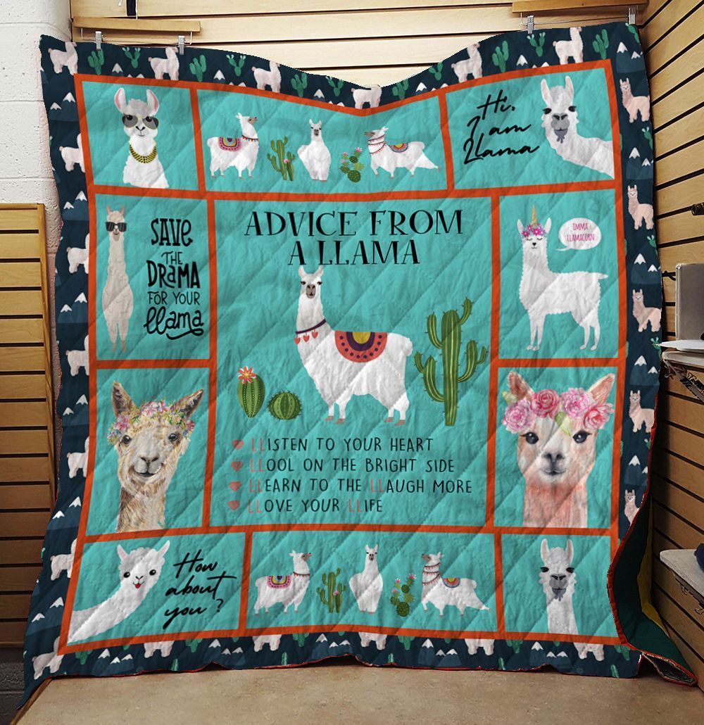 Llama Quilt Blanket C9B250219NM