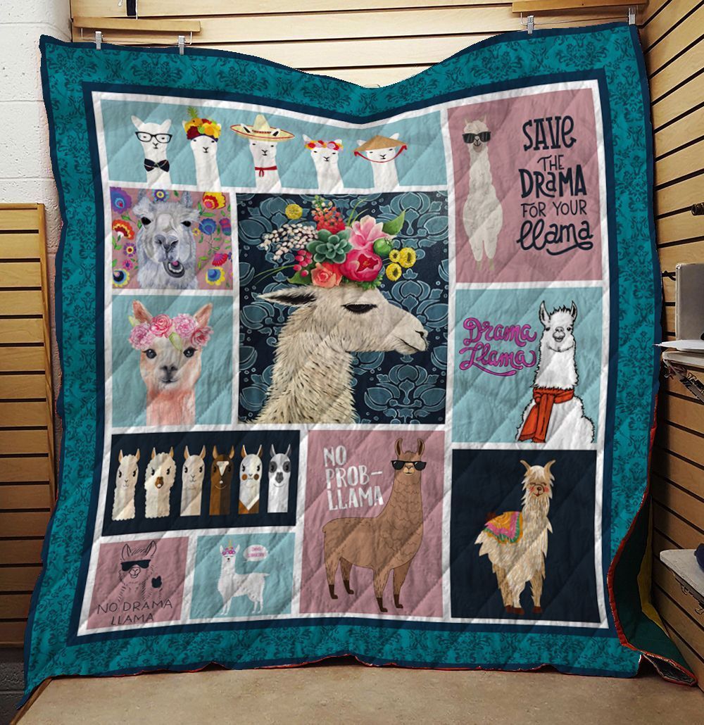Llama Quilt Blanket C9B250220NM