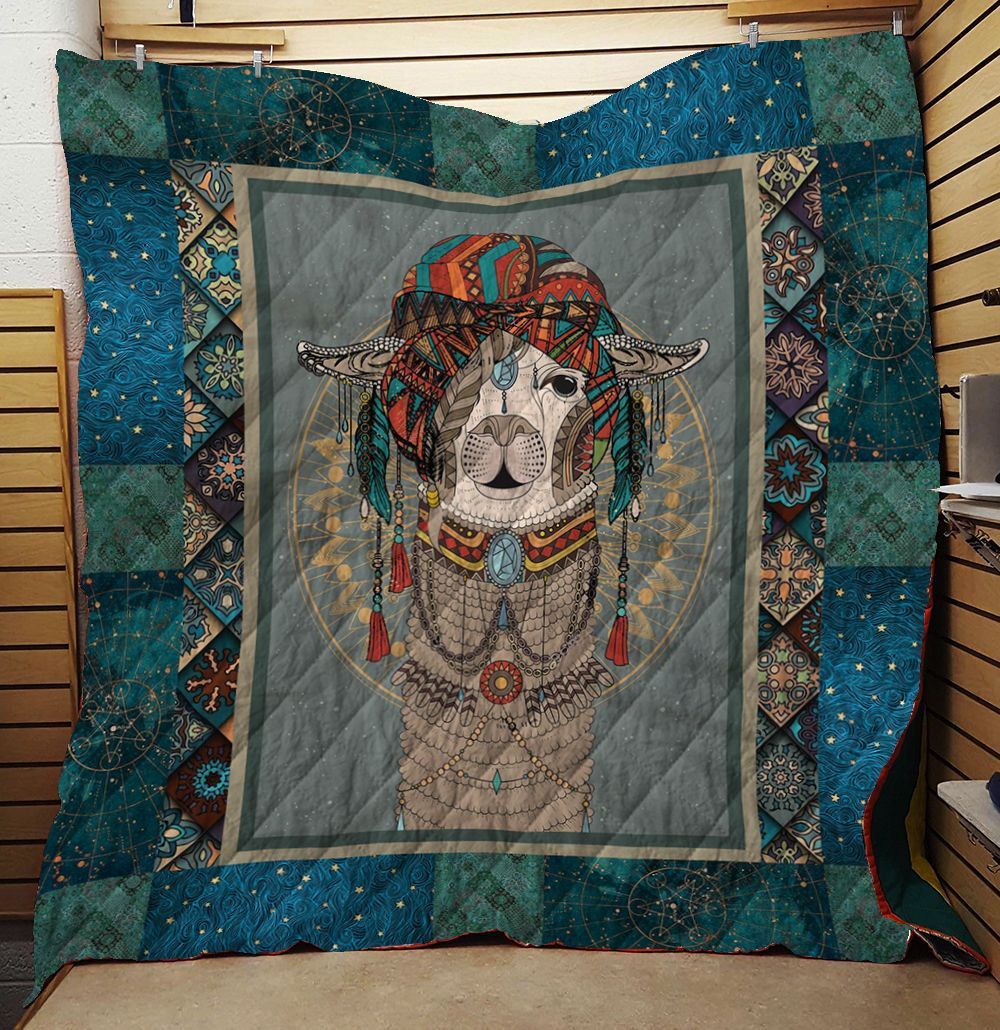 Llama Quilt Blanket C9B250221NM