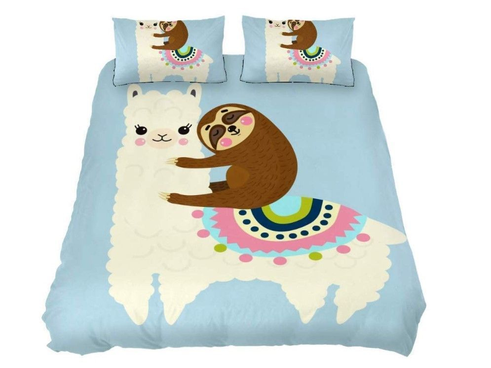 Llama Sloth Bedding Set