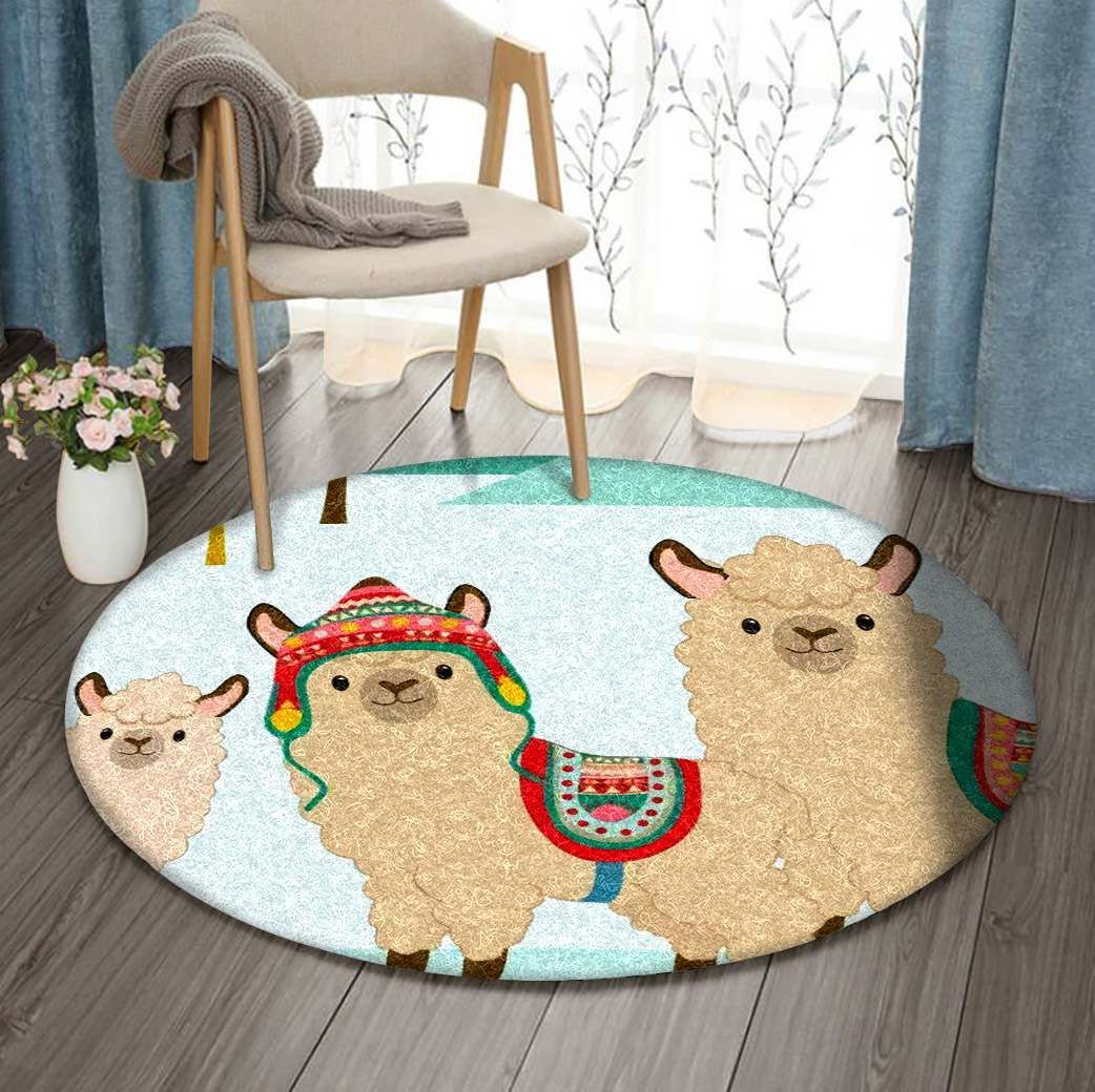 Llamia Round Carpet