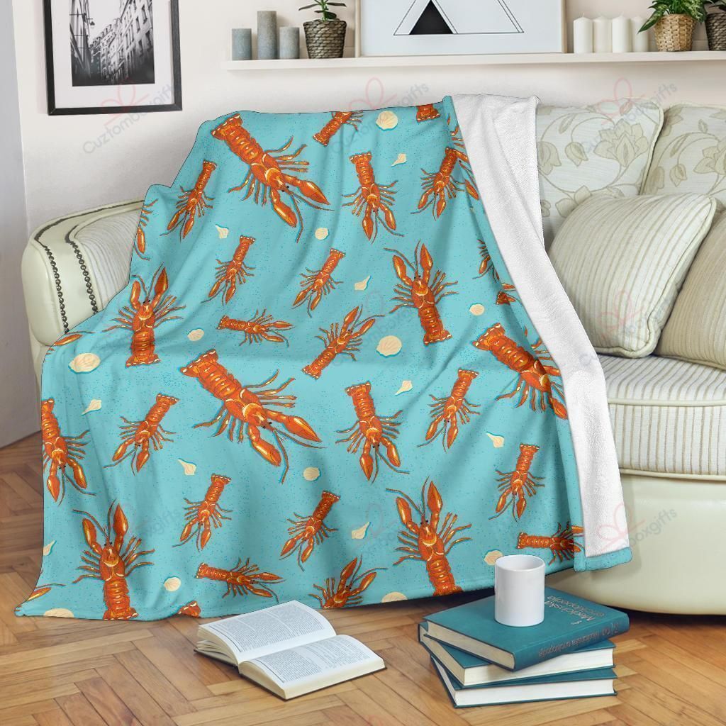 Lobster Fleece Blanket