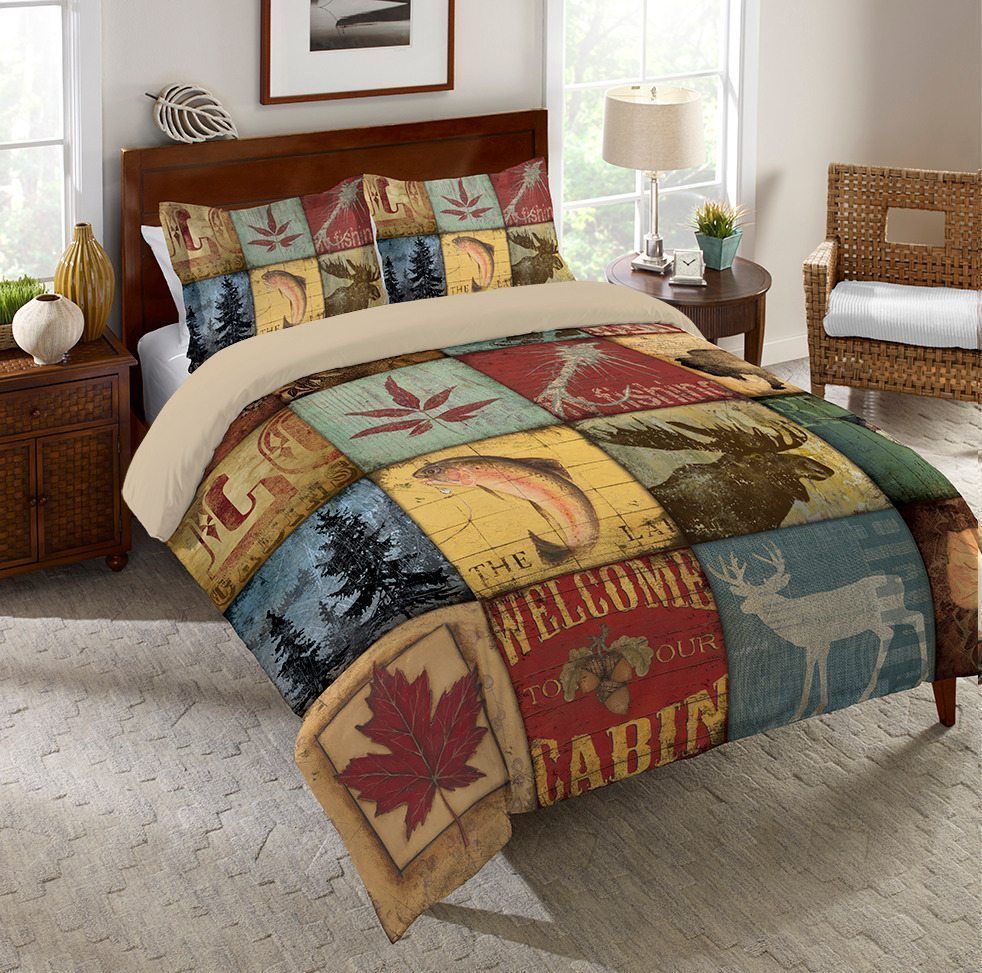 Lodge Patch Bedding Set