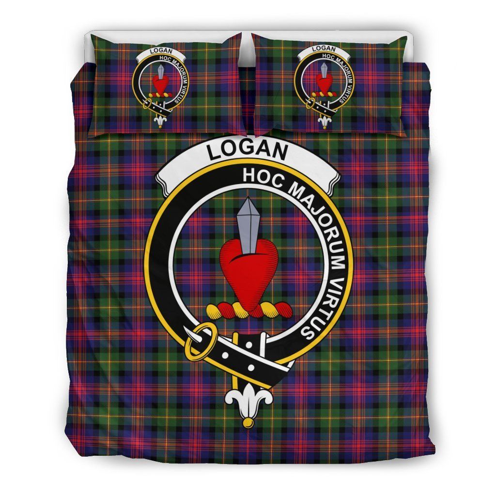 Logan Clan Badge Tartan Bedding Set