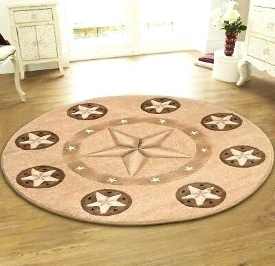 Lone Star Round Carpet
