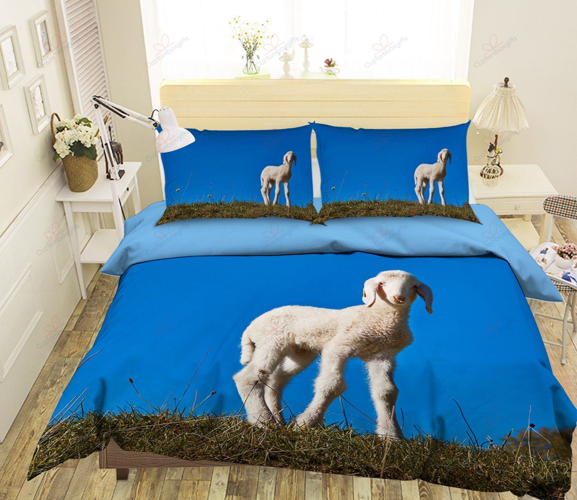 Lonely Lamb Printed Bedding Set