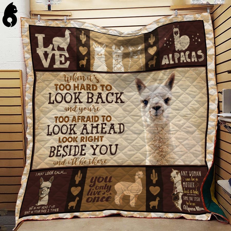 Look Back Look Ahead Alpaca Quilt Blanket Dhc191217Vt
