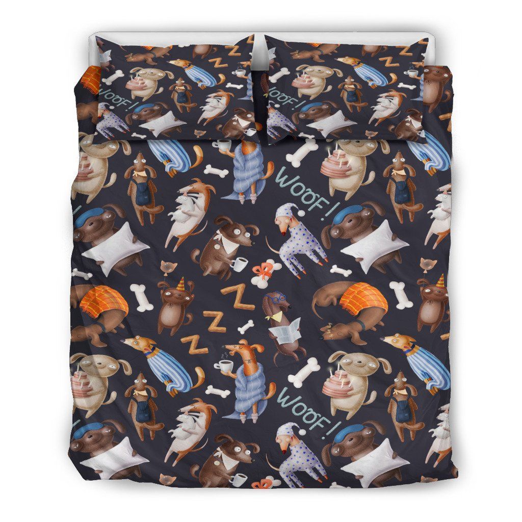 Lotsa Dogs Themed Bedding Set