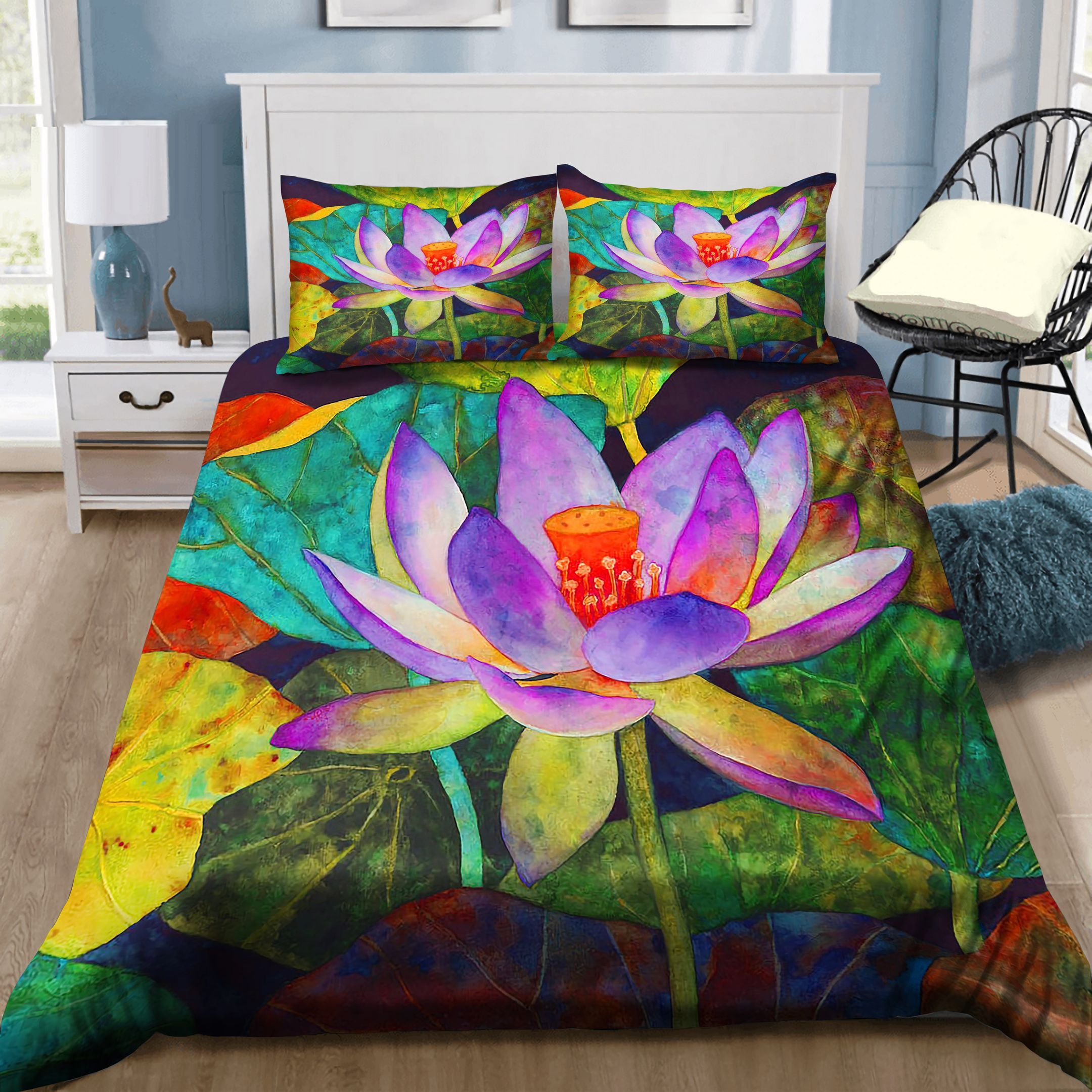 Lotus Bloom Bedding Set