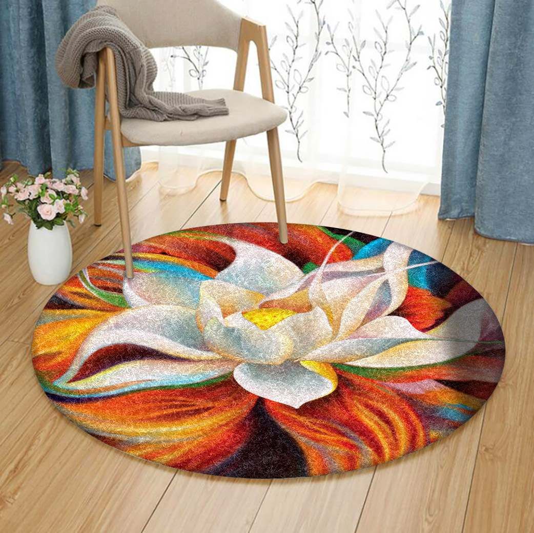 Lotus Round Carpet