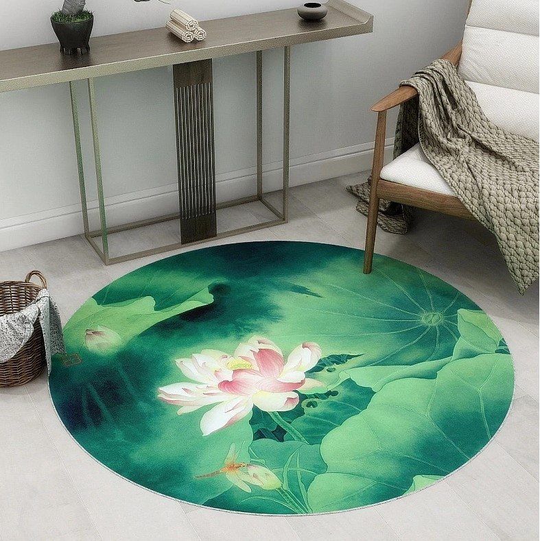Lotus Round Carpet