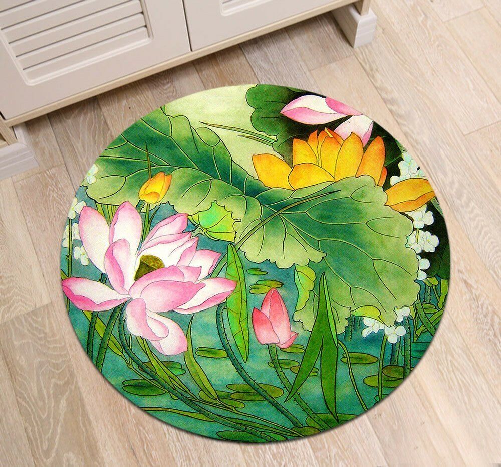 Lotus Round Carpet