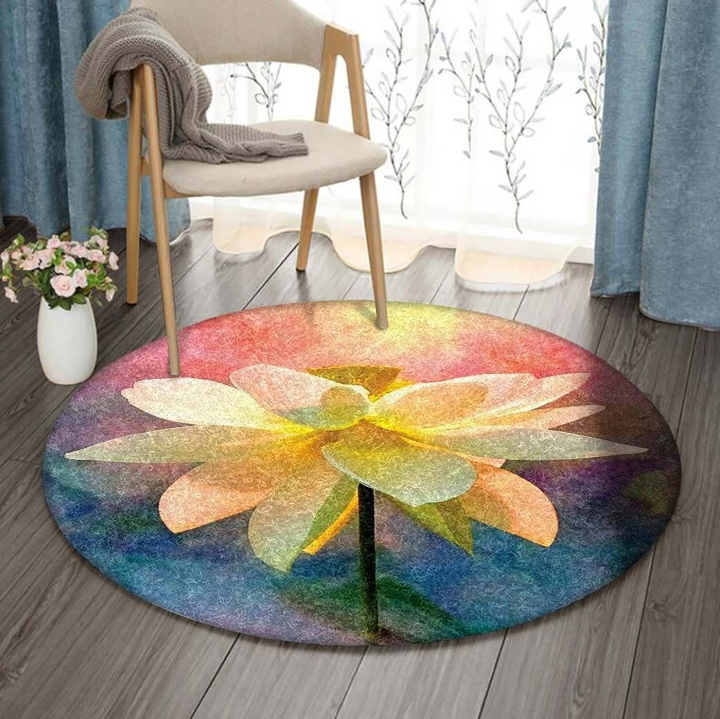 Lotus Round Carpet
