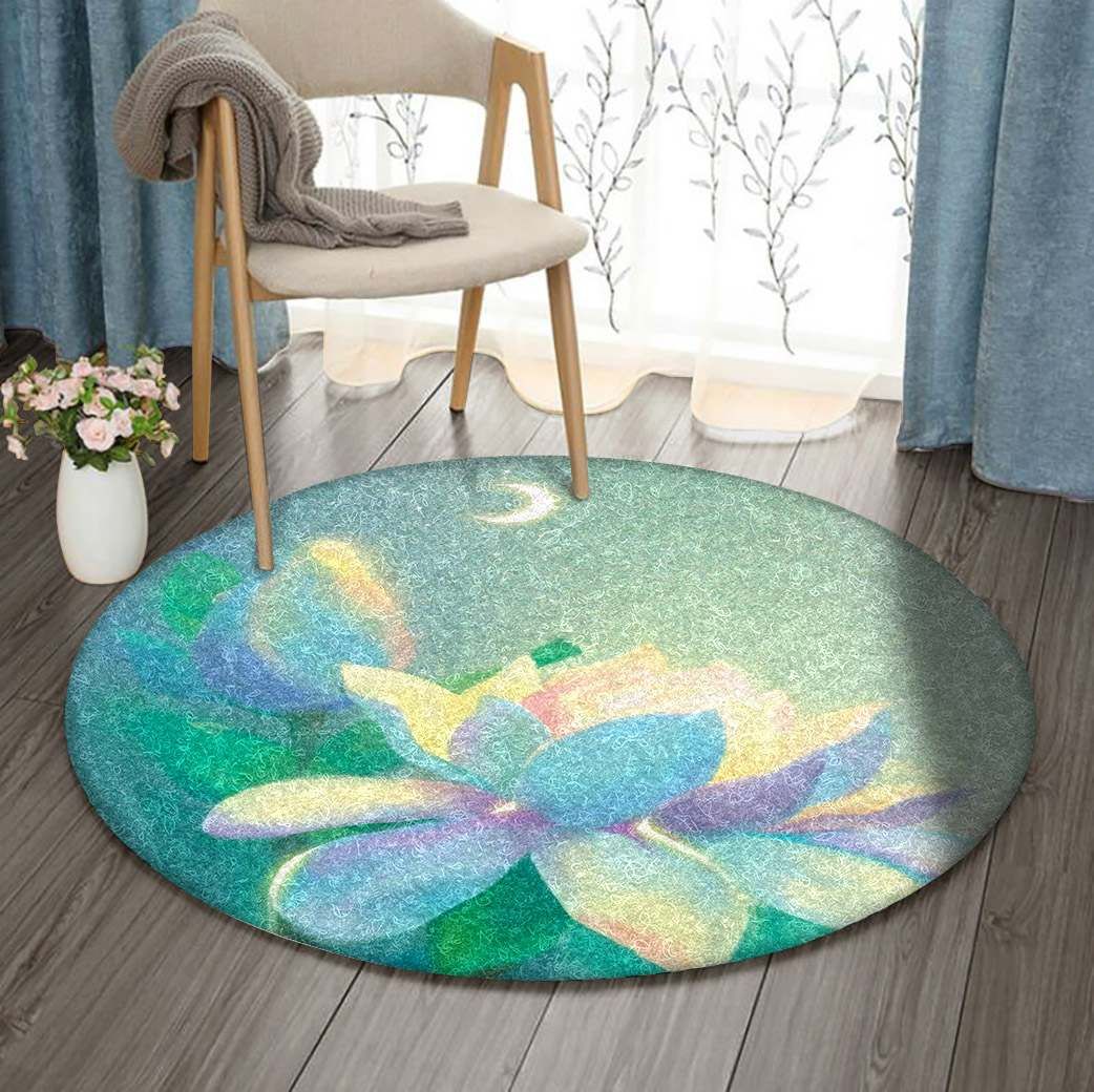 Lotus Round Carpet