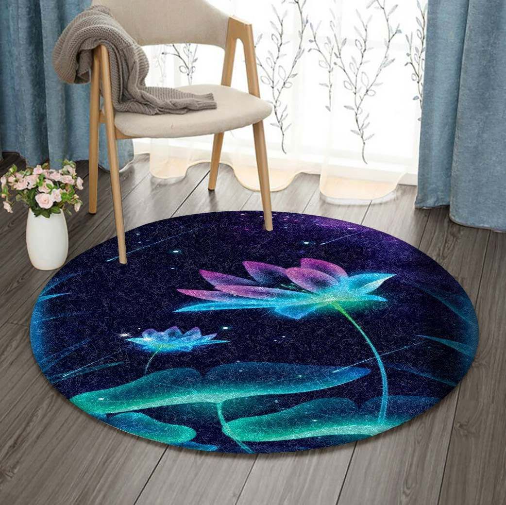 Lotus Round Carpet