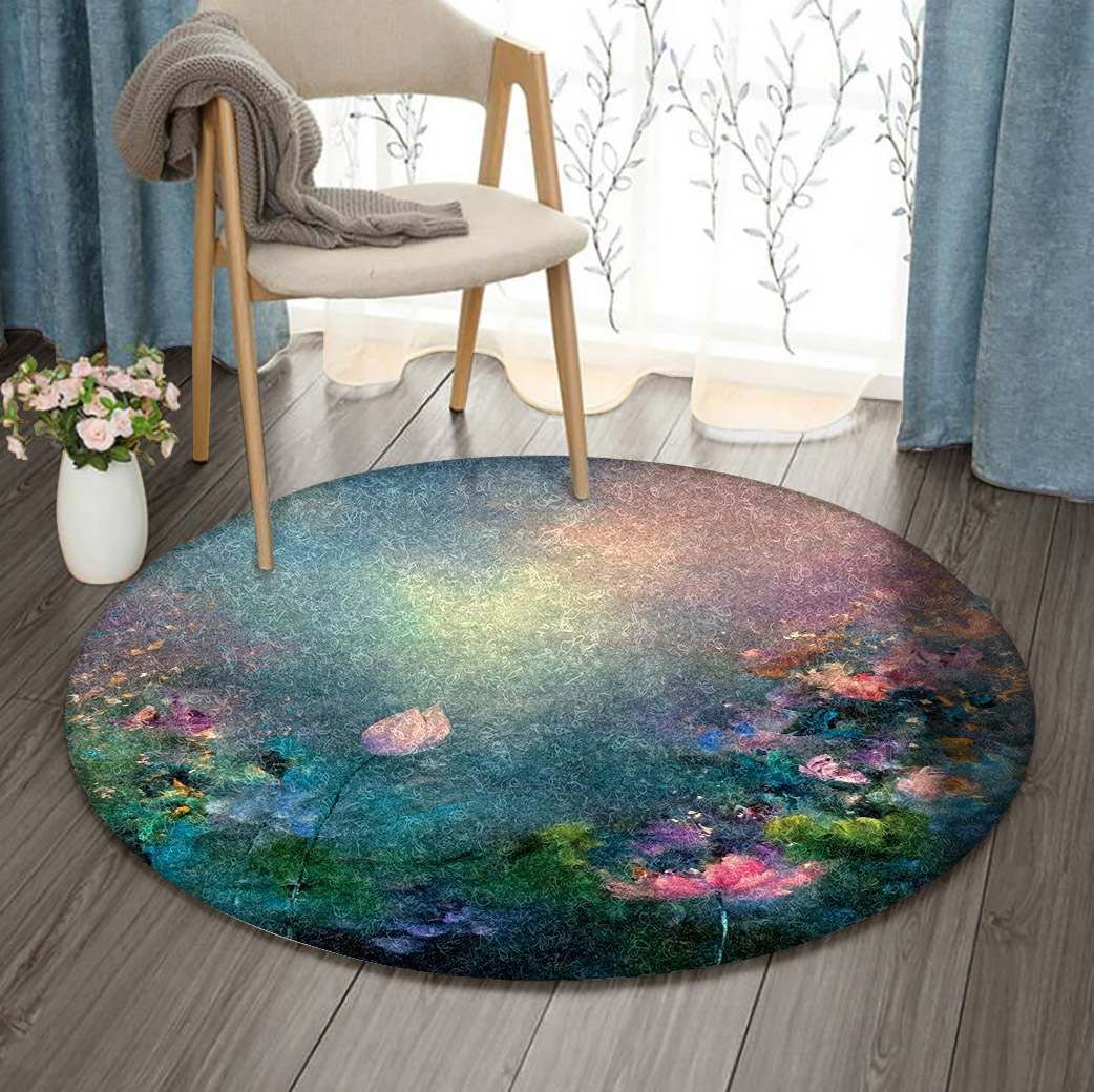 Lotus Round Carpet