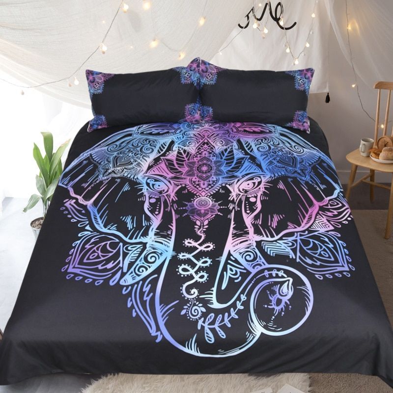 Lotus Elephant Bedding Set