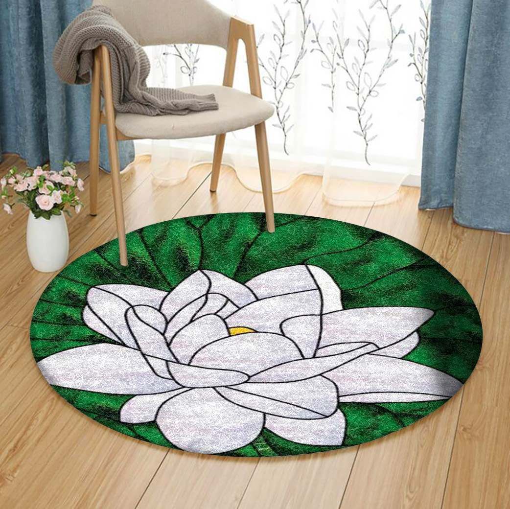 Lotus Round Carpet