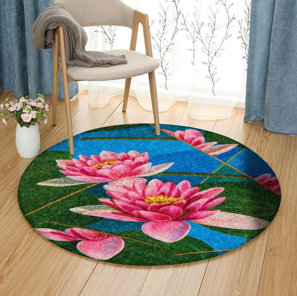 Lotus Round Carpet