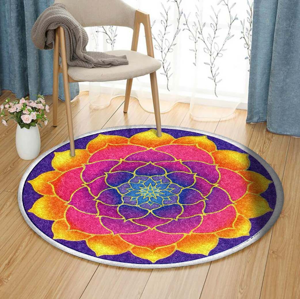 Lotus Round Carpet