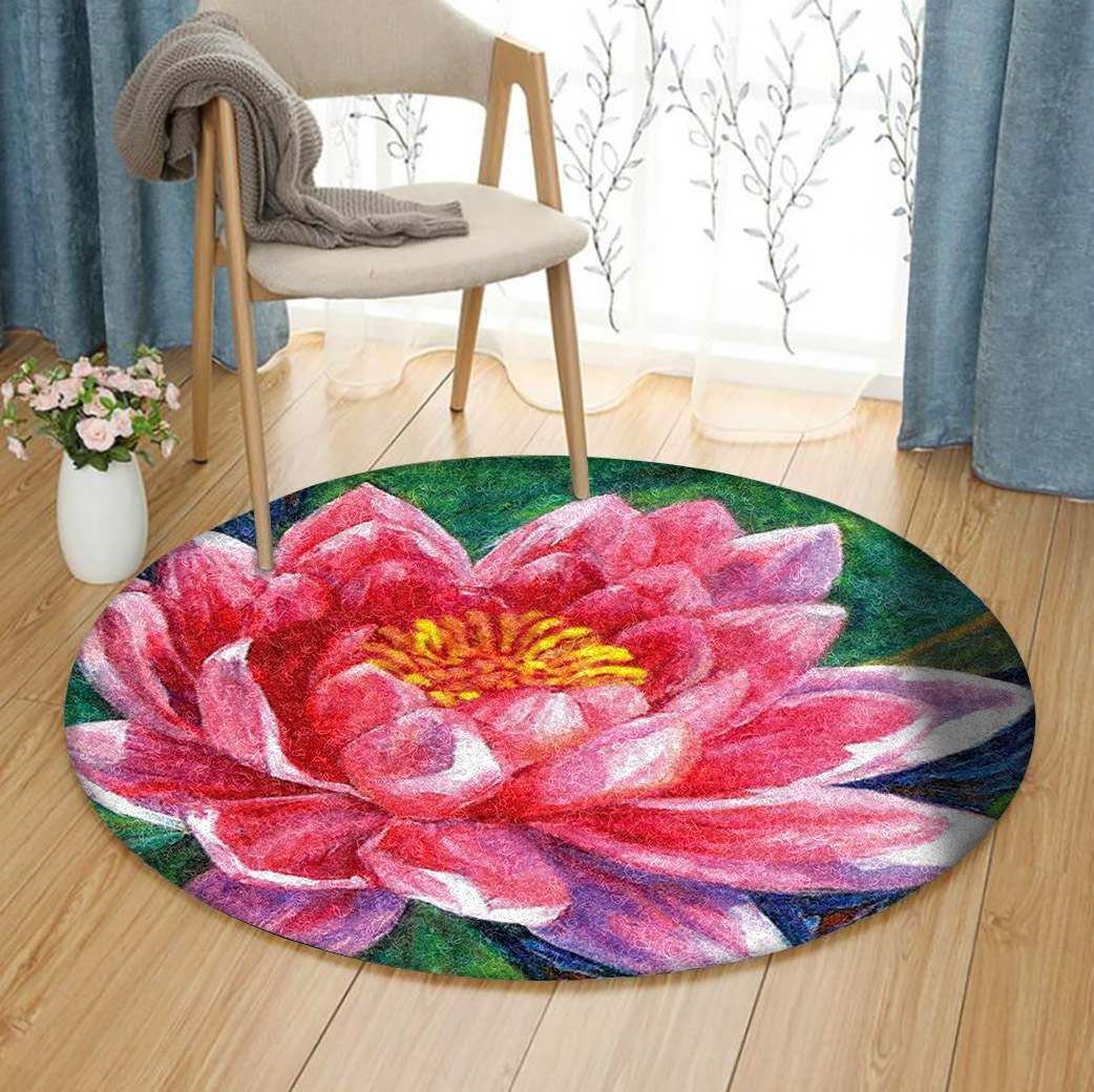 Lotus Round Carpet