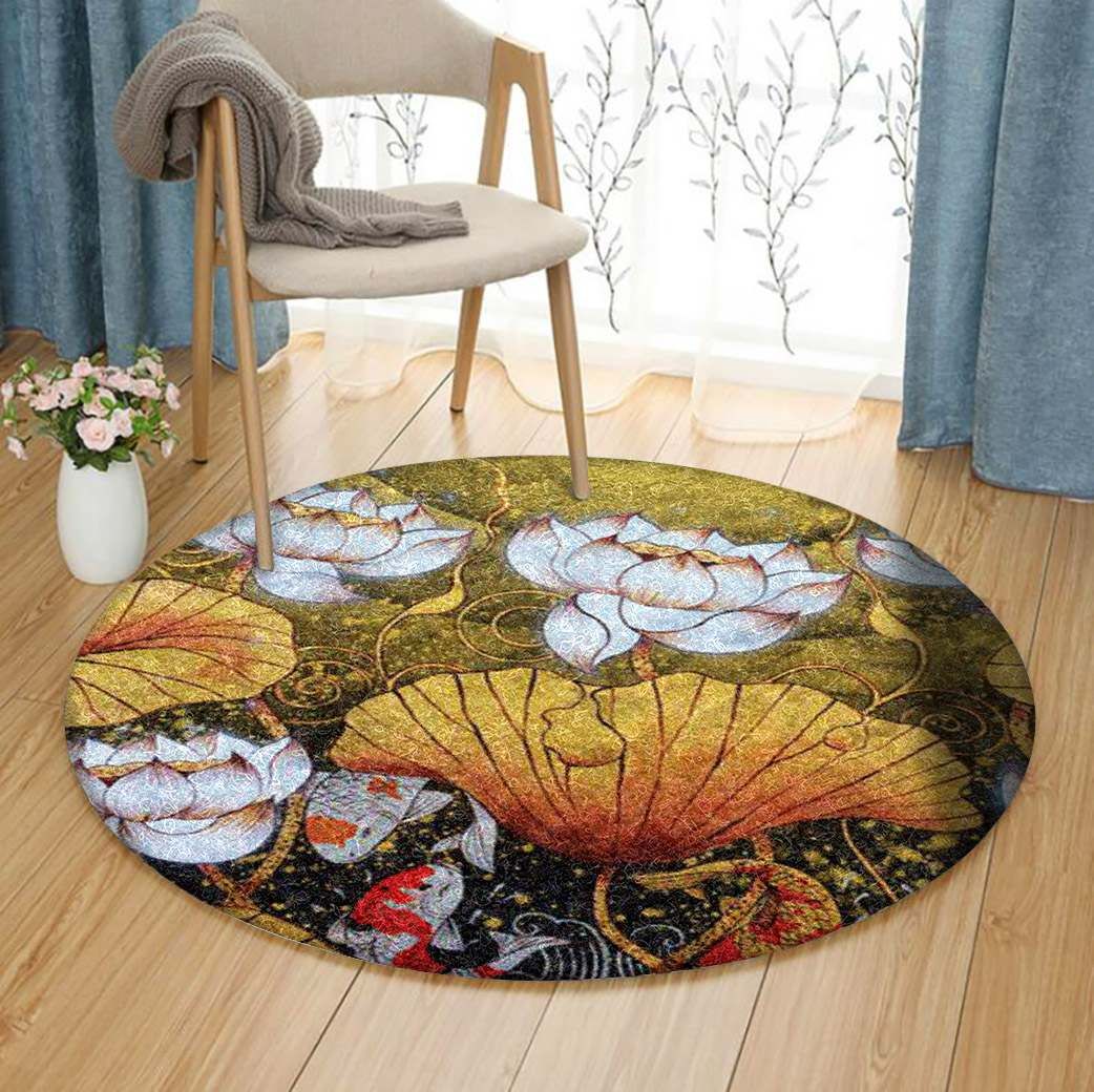 Lotus Round Carpet