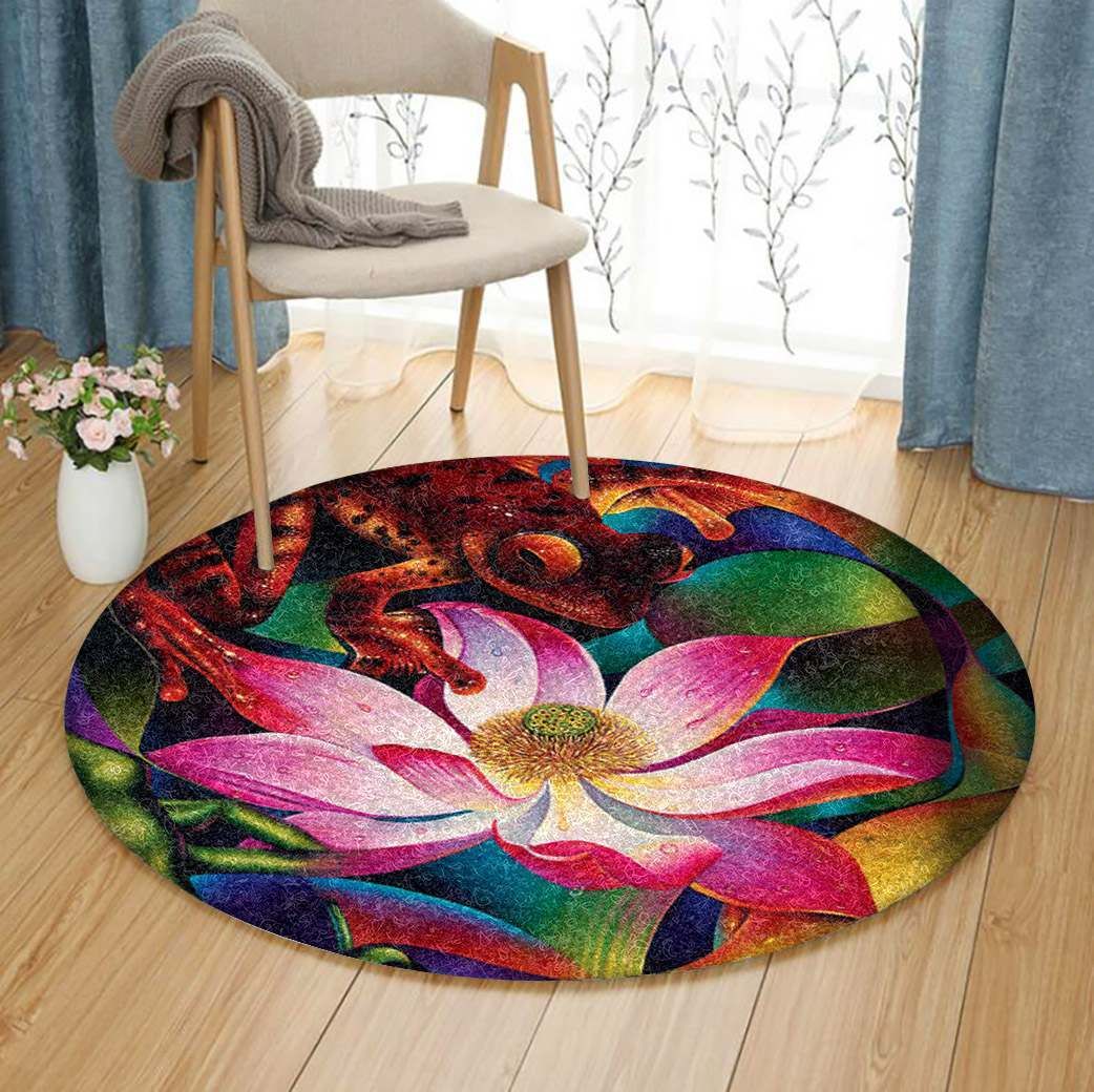 Lotus Round Carpet