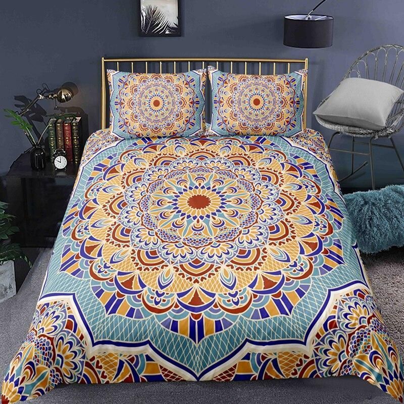 Lotus Mandala Pattern Bedding Set