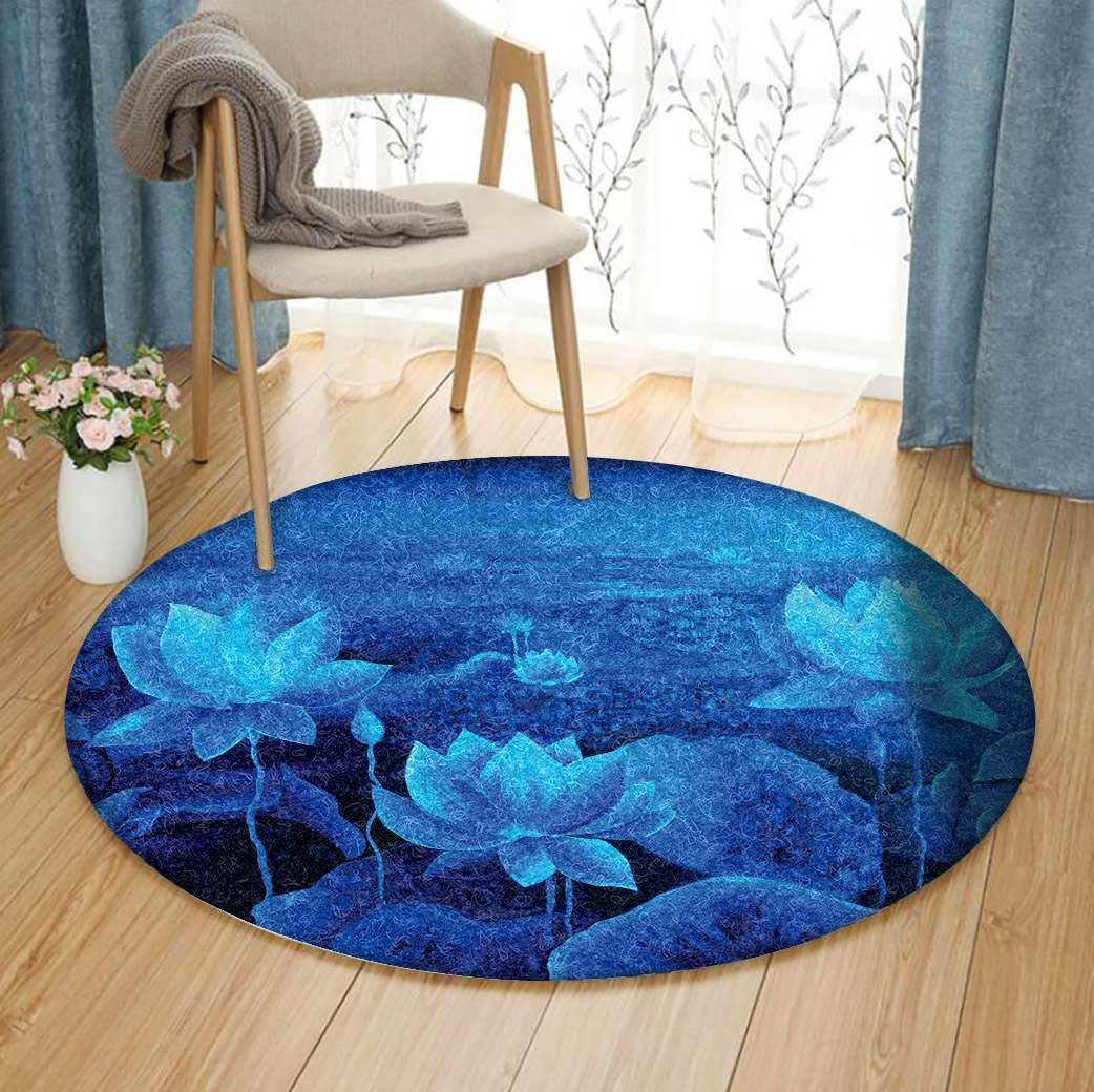Lotus Round Carpet