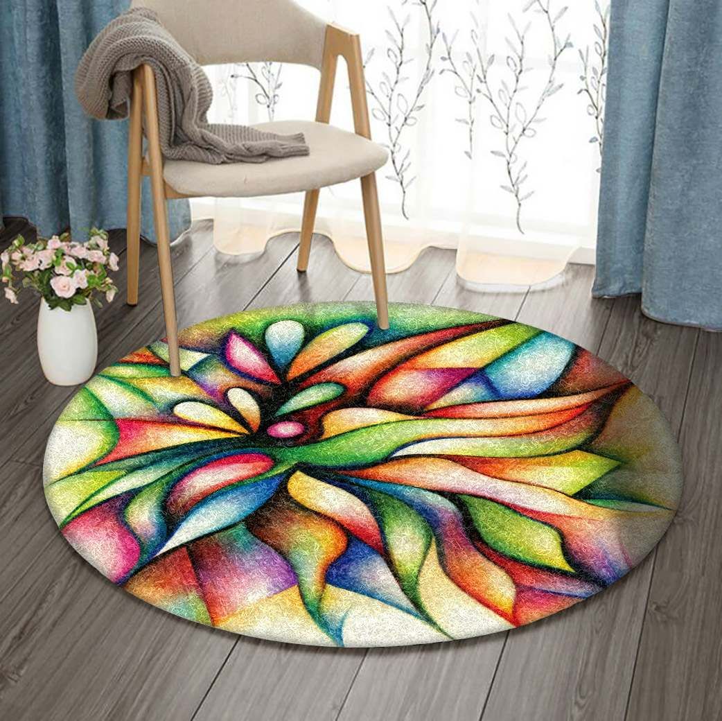 Lotus Round Carpet