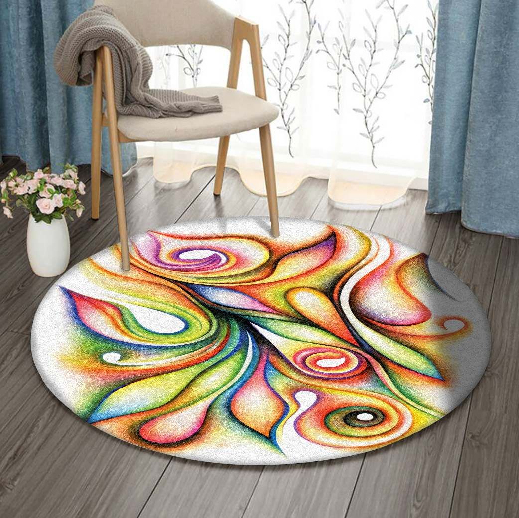 Lotus Round Carpet