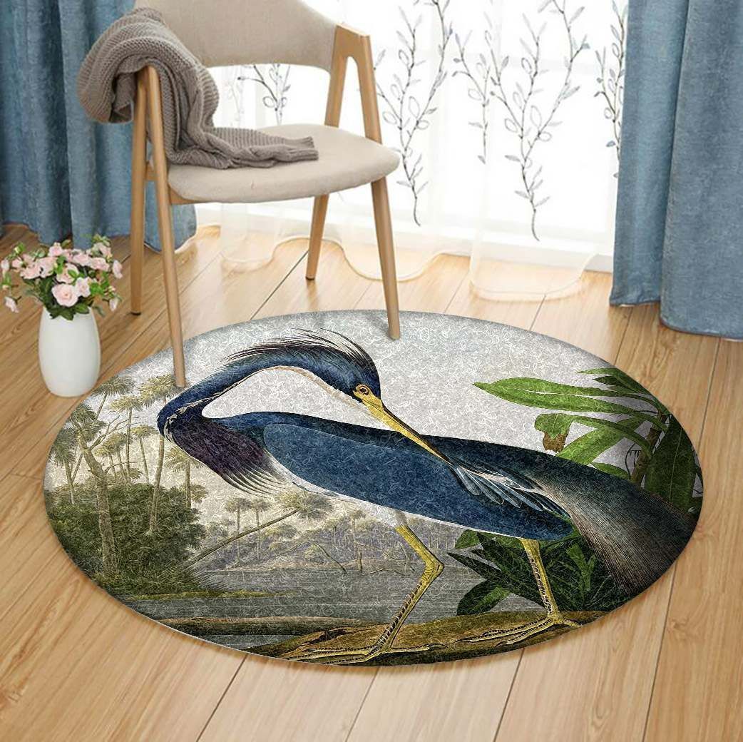 Louisiana Heron Round Carpet