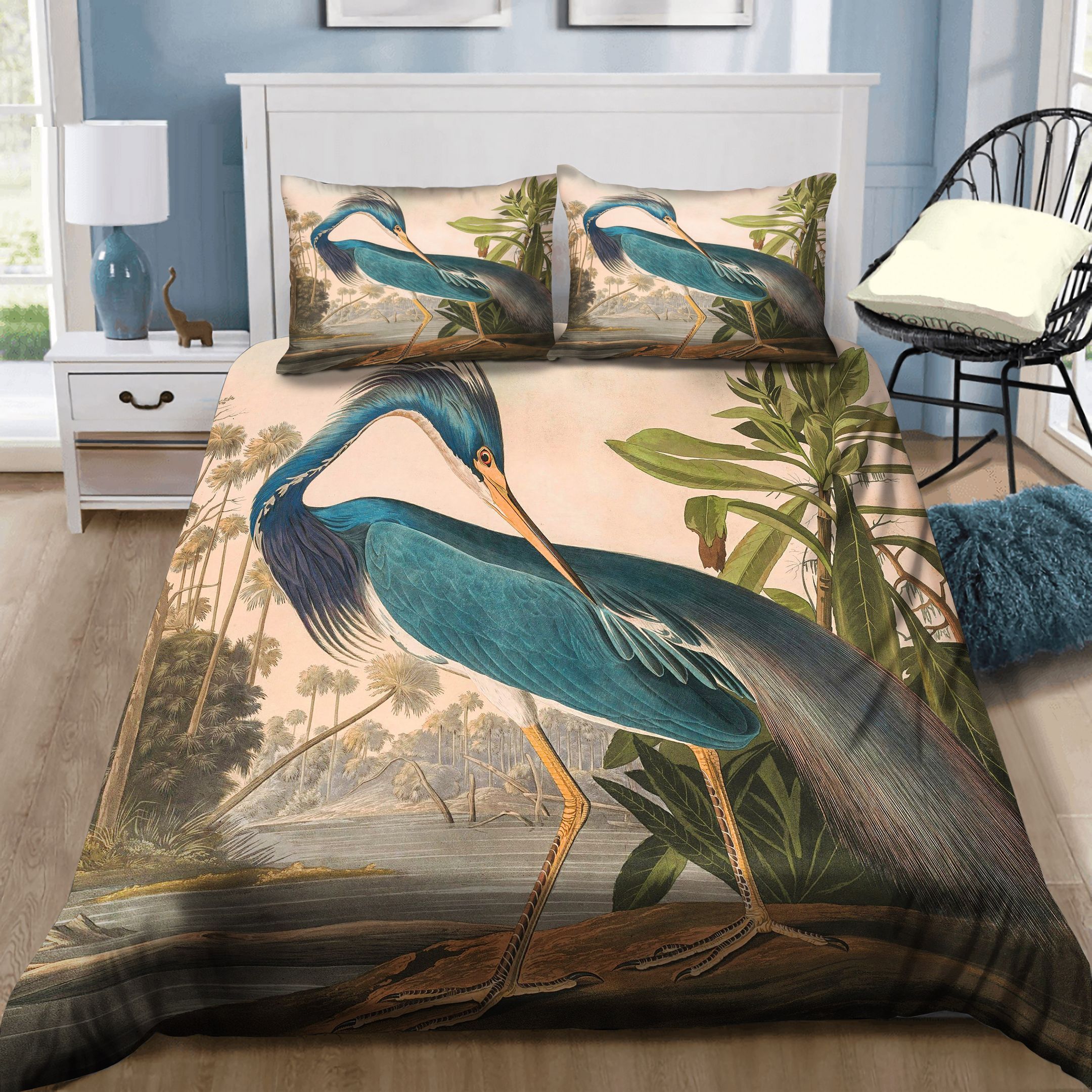 Louisiana Heron Bedding Set