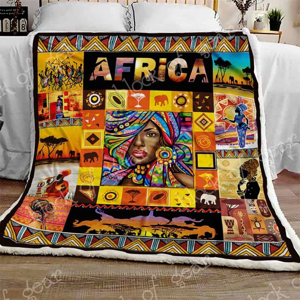 Love Africa Fleece Blanket