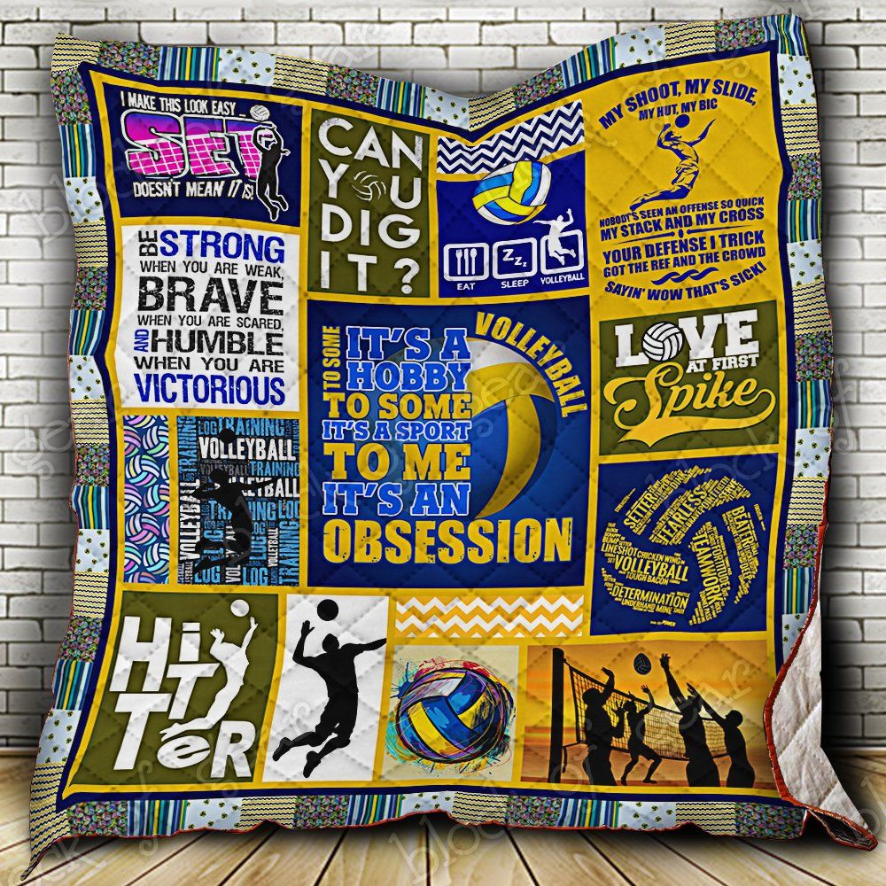 Love At First Spike Volleyball Quilt Thb1049 Dhc11122573Dd