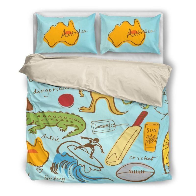 Love Australia Lovely Mini Pattern Bedding Set