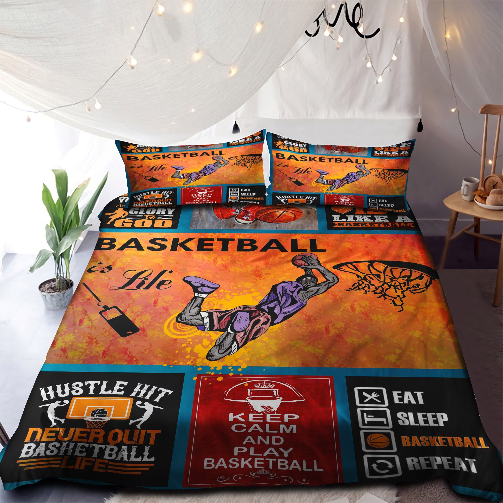 Love Basketbal Bedding Set