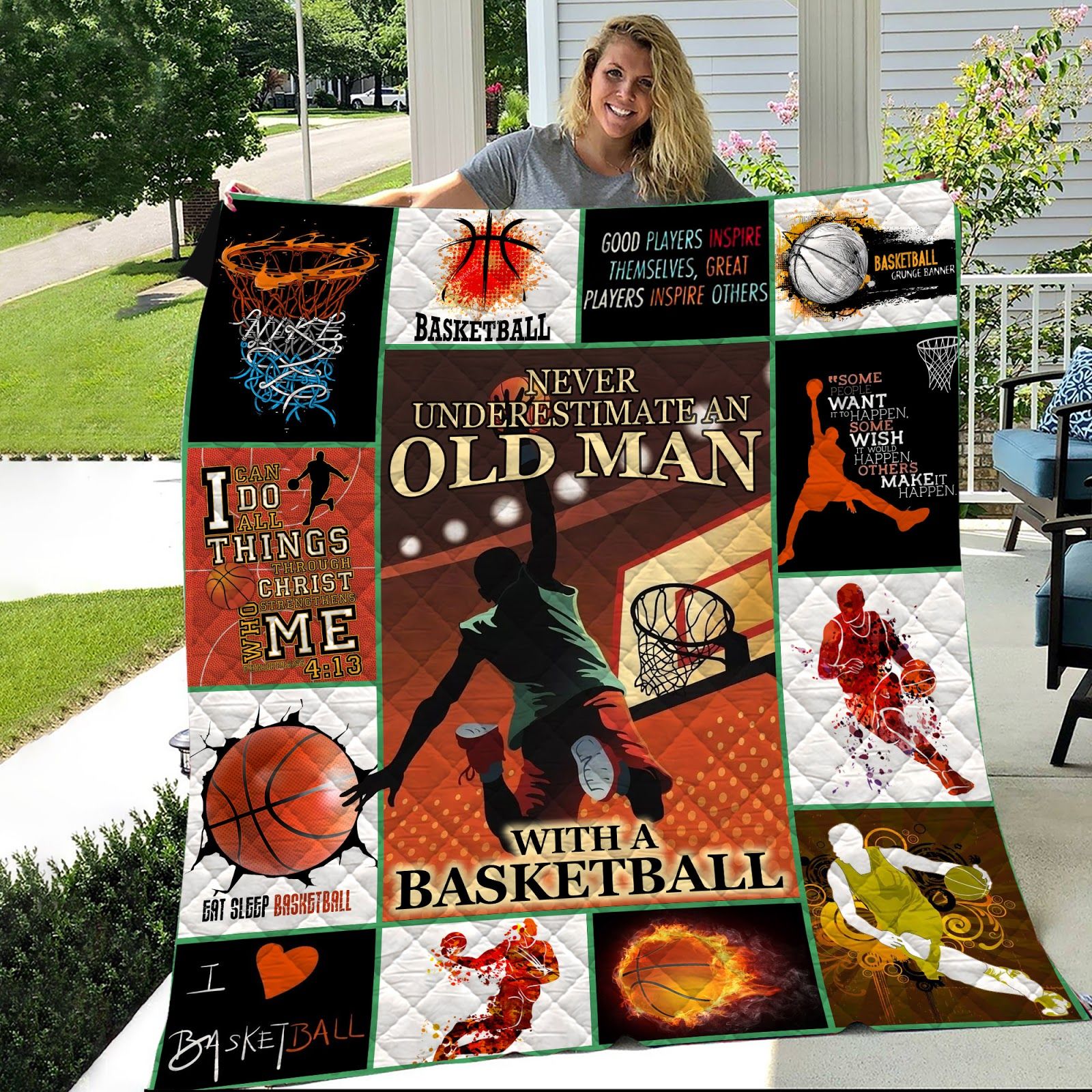 Love Basketball Like Quilt Blanket DHC1402962TD