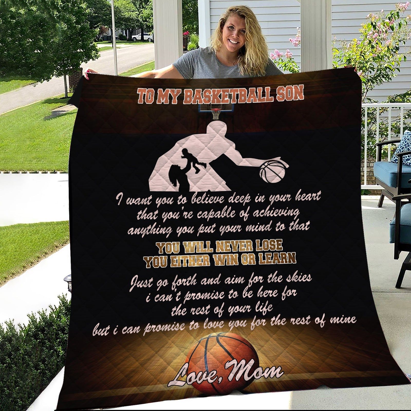 Love Basketball Like Quilt Blanket DHC1402974TD