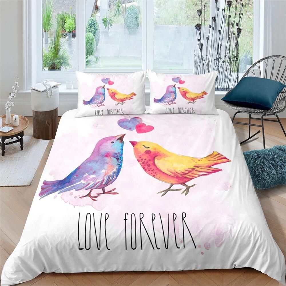 Love Birds Love Forever Bedding Set
