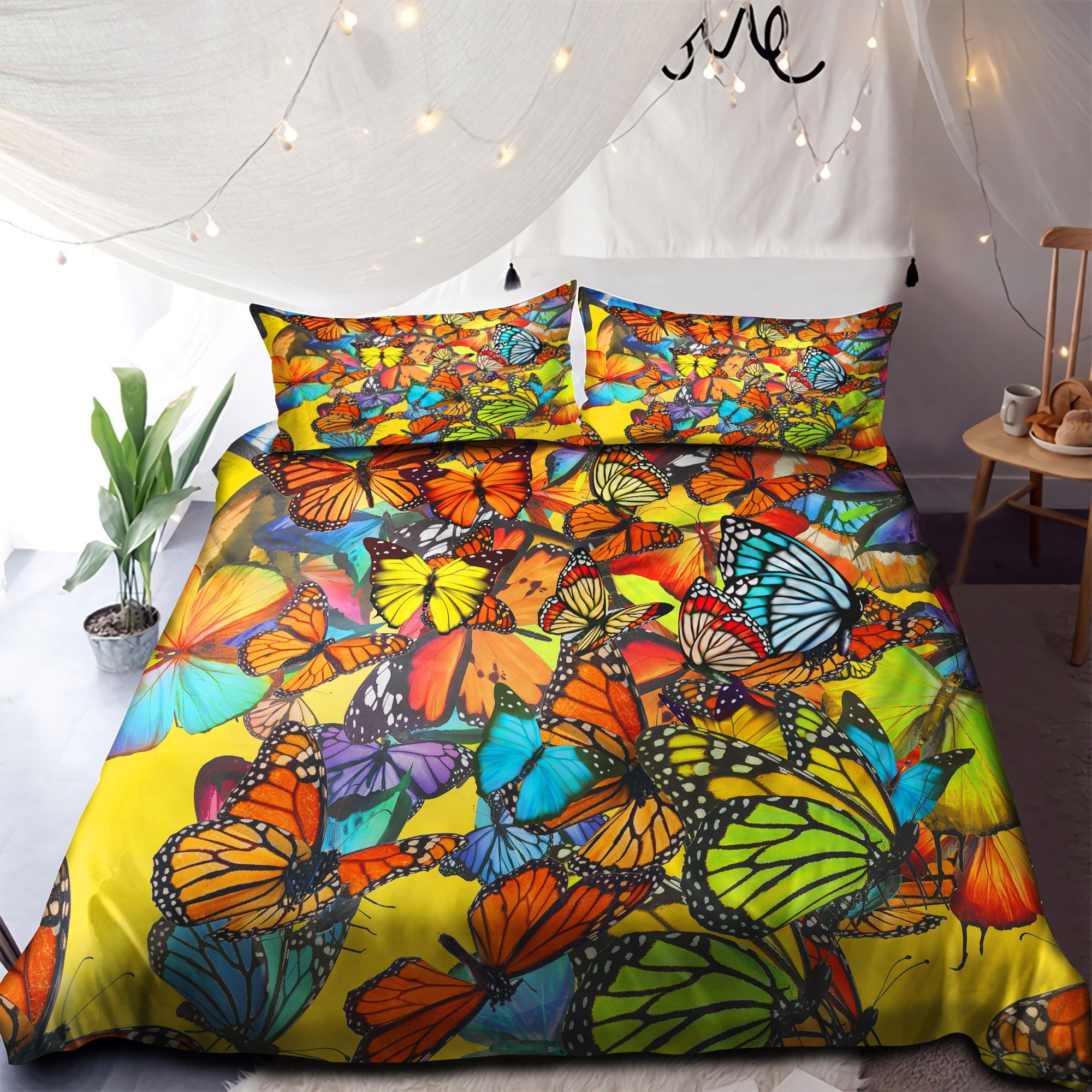 Love Butterflies Bedding Set