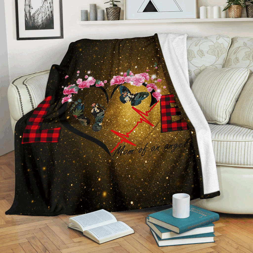 Love Butterfly Sherpa Fleece Blanket