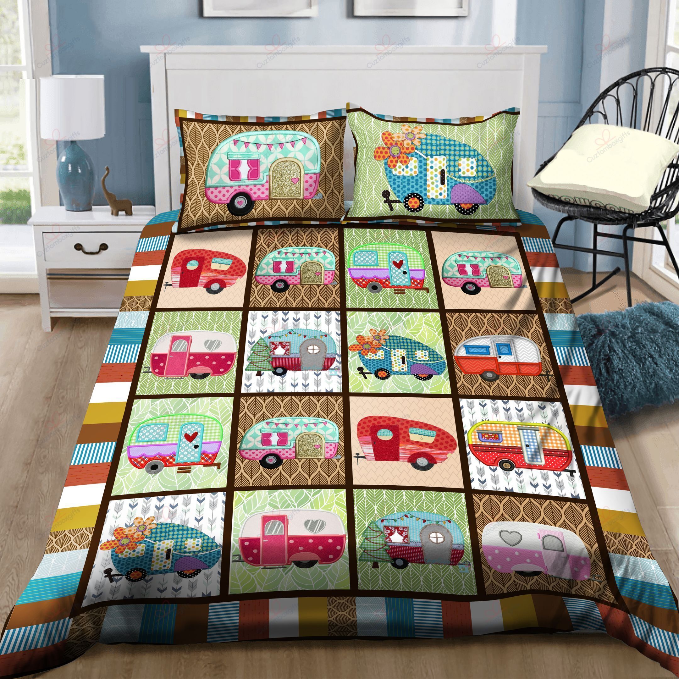Love Camping Bedding Set