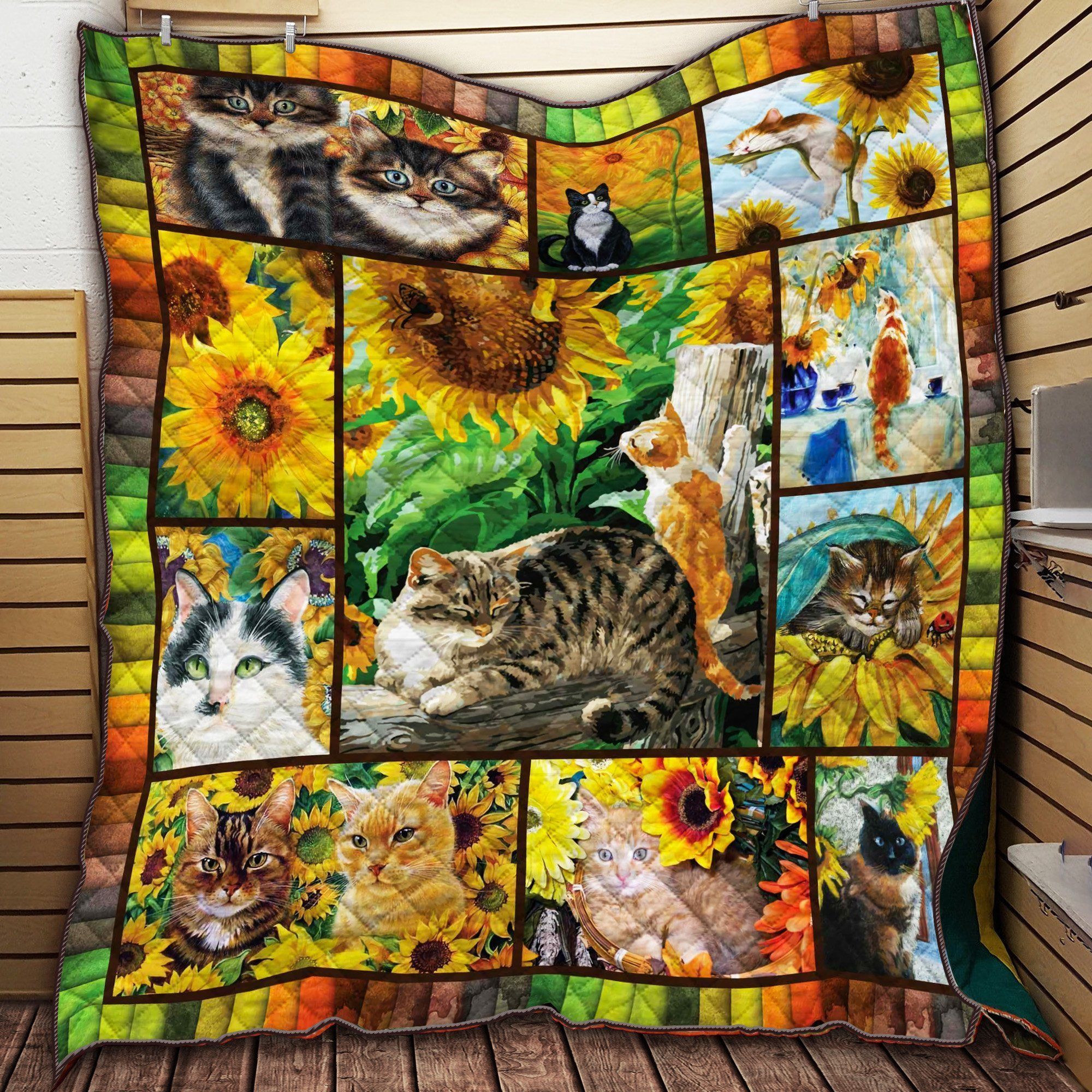 Love Cat Much GS-CL-DT2906 Quilt Blanket