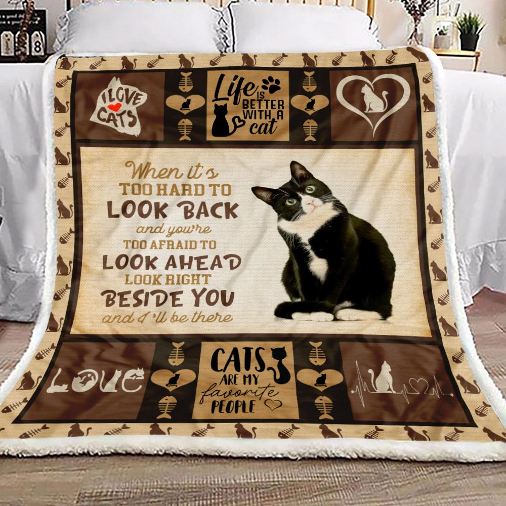 Love Cat Fleece Blanket