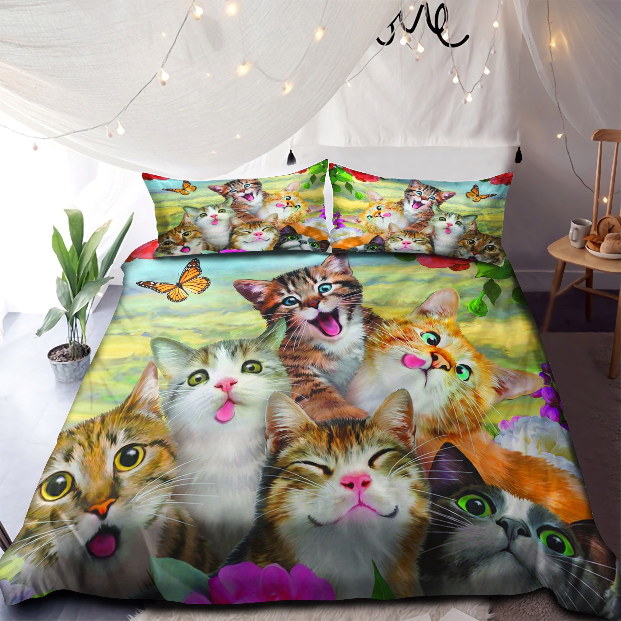 Love Cats Bedding Set