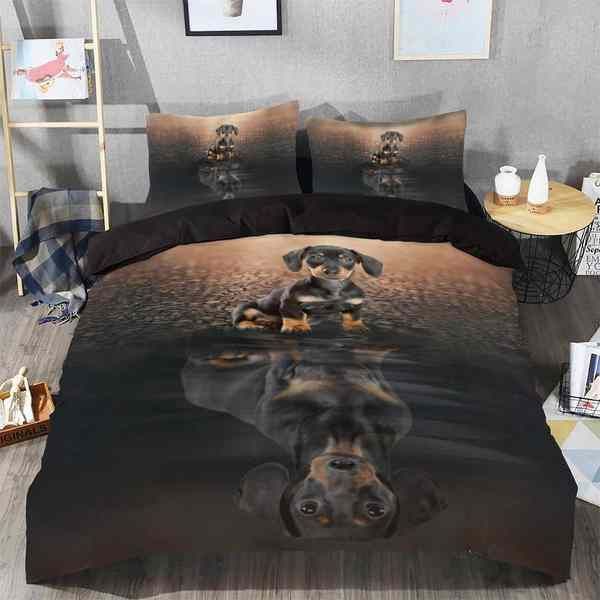 Love Dachshund Bedding Set