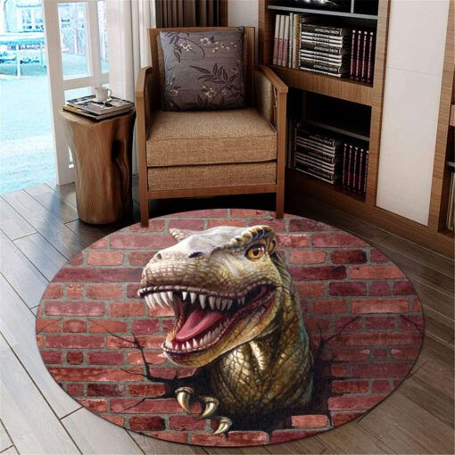 Love Dinosaur Round Carpet